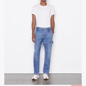 NWT FRAME Workwear Straight Leg Cargo Jeans